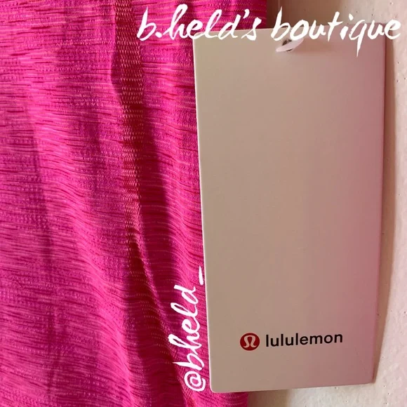 lululemon Limited Ed Swiftly Tech Long Sleeve SeaWheeze Chroma Pow Pink Sz 2 NWT